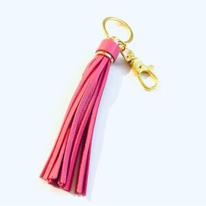 Pink Tassel Purse Backpack Charm